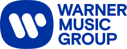 The logo of Warner Music Group, which has been an independent company since 2004. It was one of several companies that were spun off by Time Warner in the mid-2000s but continued using the Warner name, but as of 2026 it is the only one to still do so.