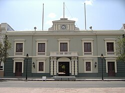 The Ponce City Hall, in the city of Ponce, Puerto Rico, is the seat of the government for both the city and the surrounding barrios making up the municipality.