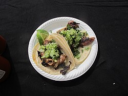 Chitterling taco