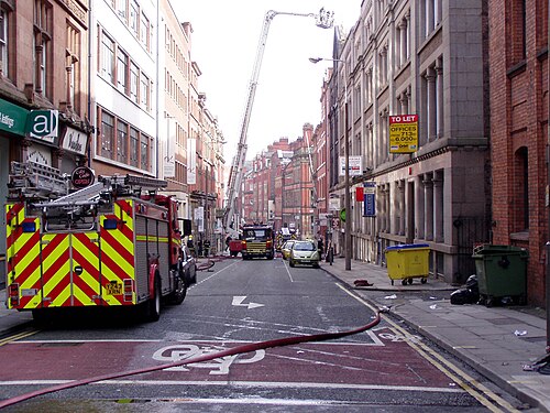 Merseyside Fire and Rescue Service in action