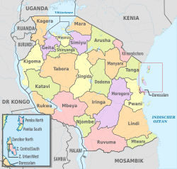 Regions of Tanzania