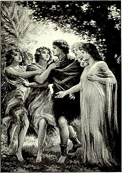 Scene from Parsifal from the Victrola book of the opera, 1917