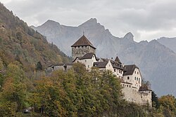 Vaduz Castle, overlooking the capital, is home to the Prince of Liechtenstein.