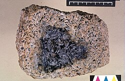 Bauxite with core of unweathered rock