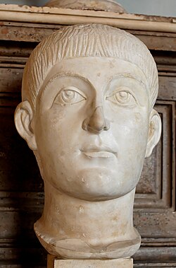 Marble bust possibly representing Valens or Honorius (Capitoline Museums)[citation needed]