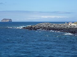 North Seymour Island with Daphne Island in the distance