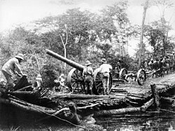 Königsberg guns on land