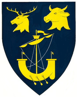 Arms of the former county council