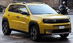 The Fiat Grande Panda is manufactured in the FCA plant in Kragujevac[305]