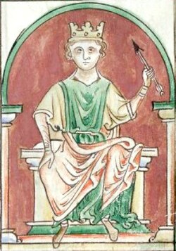 William Rufus, "the Red", king of the English (1087–1100)