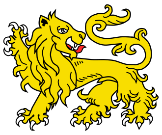 Lion Passant Reguardant