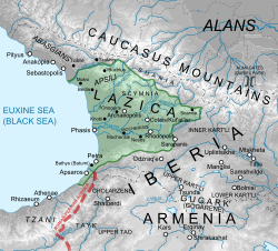 Map of Lazica