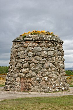 Memorial cairn erected in 1881[46]