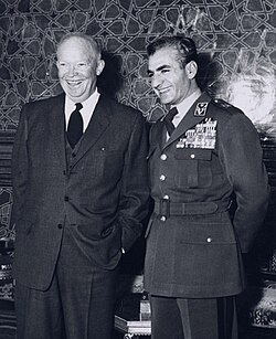 Eisenhower with the Shah of Iran, Mohammad Reza Pahlavi (1959)