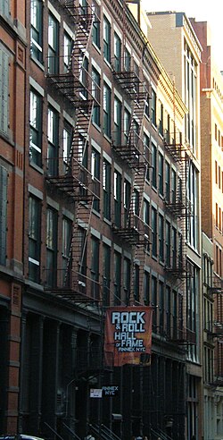 The museum's New York City Annex (2008–2010) on Mercer Street in Soho