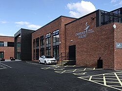 Cheadle Hulme High School in Cheadle Hulme, an 11–18 mixed coeducational secondary school with academy status