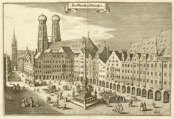 Marienplatz, c. 1650