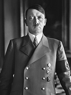 Adolf Hitler, dictatorial Führer of Nazi Germany from 1933 until his suicide in 1945