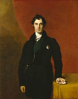 Portrait of Lord Aberdeen by Thomas Lawrence, 1830. The Fourth Earl when serving as Foreign Secretary.