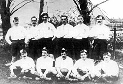 Team of Bizcaya of 1902. That year the club would win the 1902 Copa de la Coronación