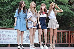Kara at a fan meet in June 2015