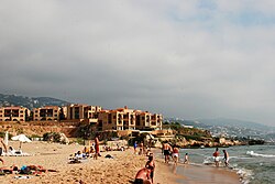 Byblos public beach