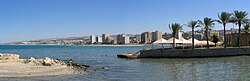 Sidon with a view of the Mediterranean coast