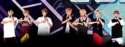 NCT Dream at the Incheon Airport Sky Festival in September 2018
