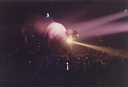 Pink Floyd concert at Docklands Arena, July 1989