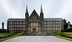 The main building of the Norwegian University of Science and Technology in Trondheim