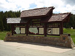 The Continental Divide of the Americas separates the San Juan National Forest and the Rio Grande National Forest