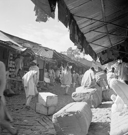 Marketplace in Addis Ababa (c. February 1934)