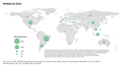 Pesticide use worldwide, by country in 2023[26]