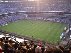 A Clásico Joven match between América and Cruz Azul at Estadio Azteca in 2005.