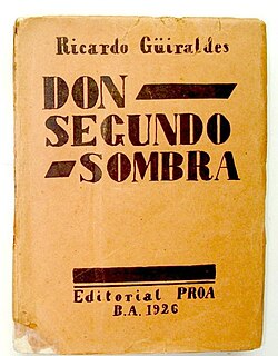 The first edition of Don Segundo Sombra (1926).