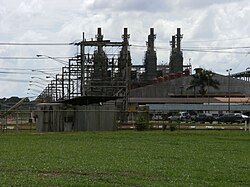 Suralco bauxite factory in Paranam