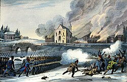 The Battle of Saint-Eustache was the final battle of the Lower Canada Rebellion.[62]