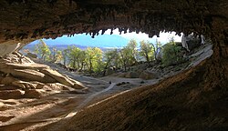 Entrance of Cueva del Milodón