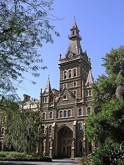 Australia has the highest ratio of international students per capita in the world, with Melbourne ranking fifth among the 2023 QS Best Student Cities (University of Melbourne pictured).