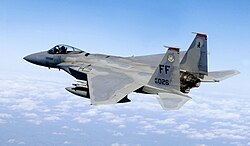 USAF F-15C during Operation Noble Eagle patrol, 2007