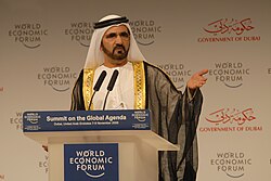 Mohammed bin Rashid Al Maktoum, Prime Minister and Vice President of the United Arab Emirates and the Ruler of Dubai