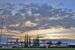 Part of the municipal airport industrial complex in Edmonton, Canada