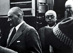 Atatürk and Celâl Bayar