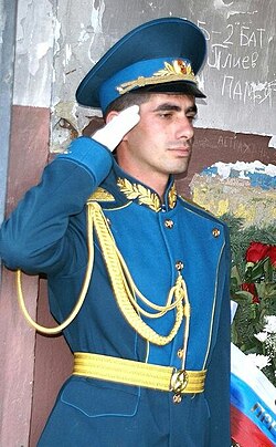 A South Ossetian soldier in 2011.