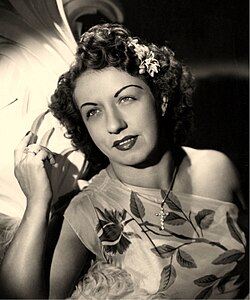 Wrestler Mildred Burke, whose life the film is based on