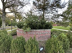 The physically separate Charlotte Rachel Wilson Campus is where residential quarters are.