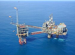 Oil extraction in Scottish waters in the North Sea