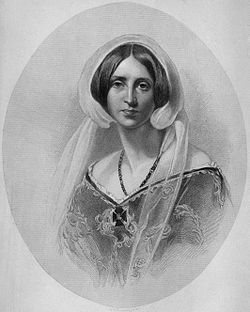 Samuel Taylor Coleridge's daughter Sara Coleridge, 1830. Portrait by Richard James Lane
