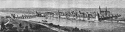 Orléans in September 1428, the time of the siege of Orléans.