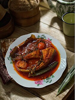 Asam pedas, a sour and spicy gulai